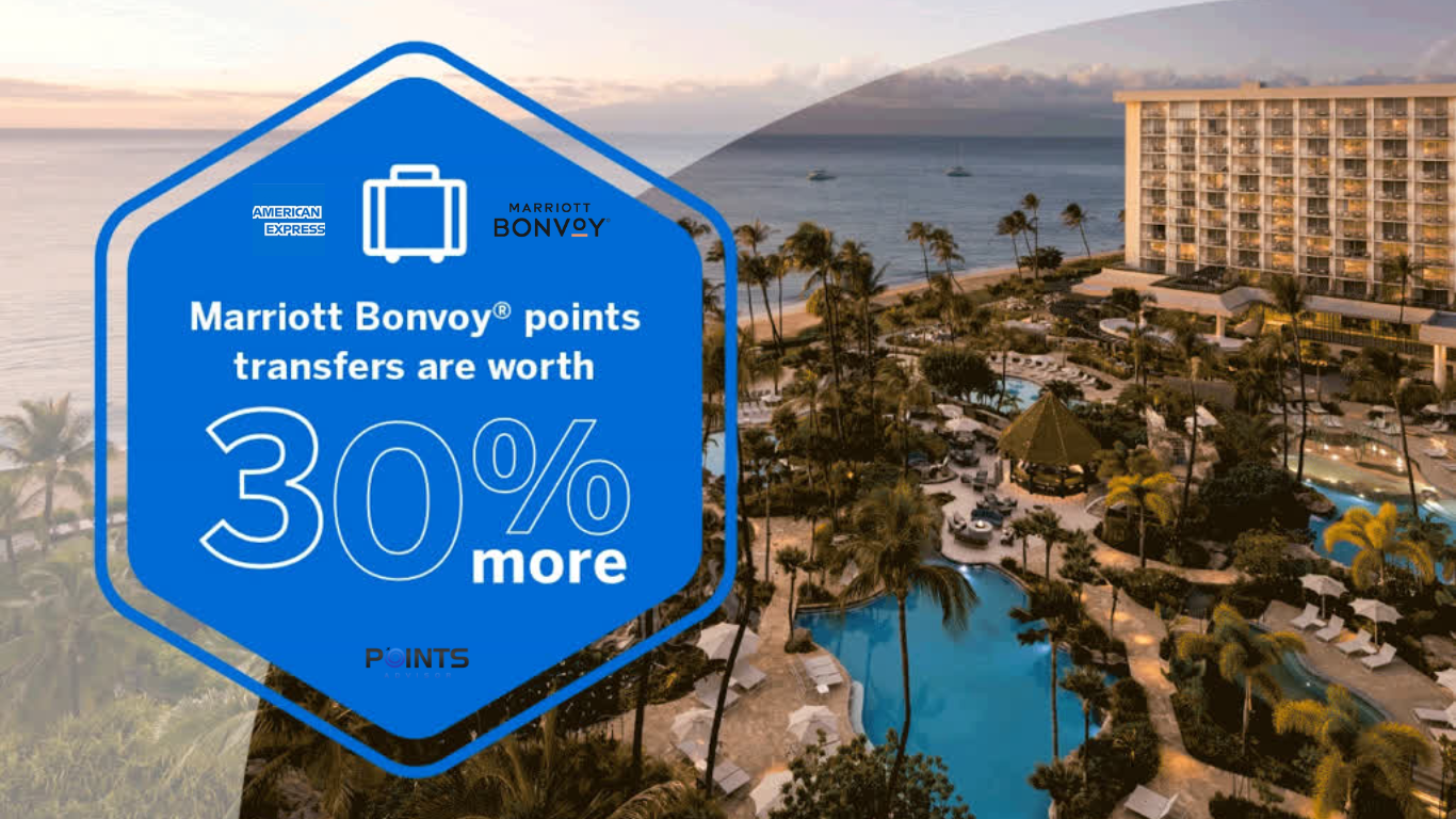 get 30% more on Marriott Bonvoy(R) points transfers