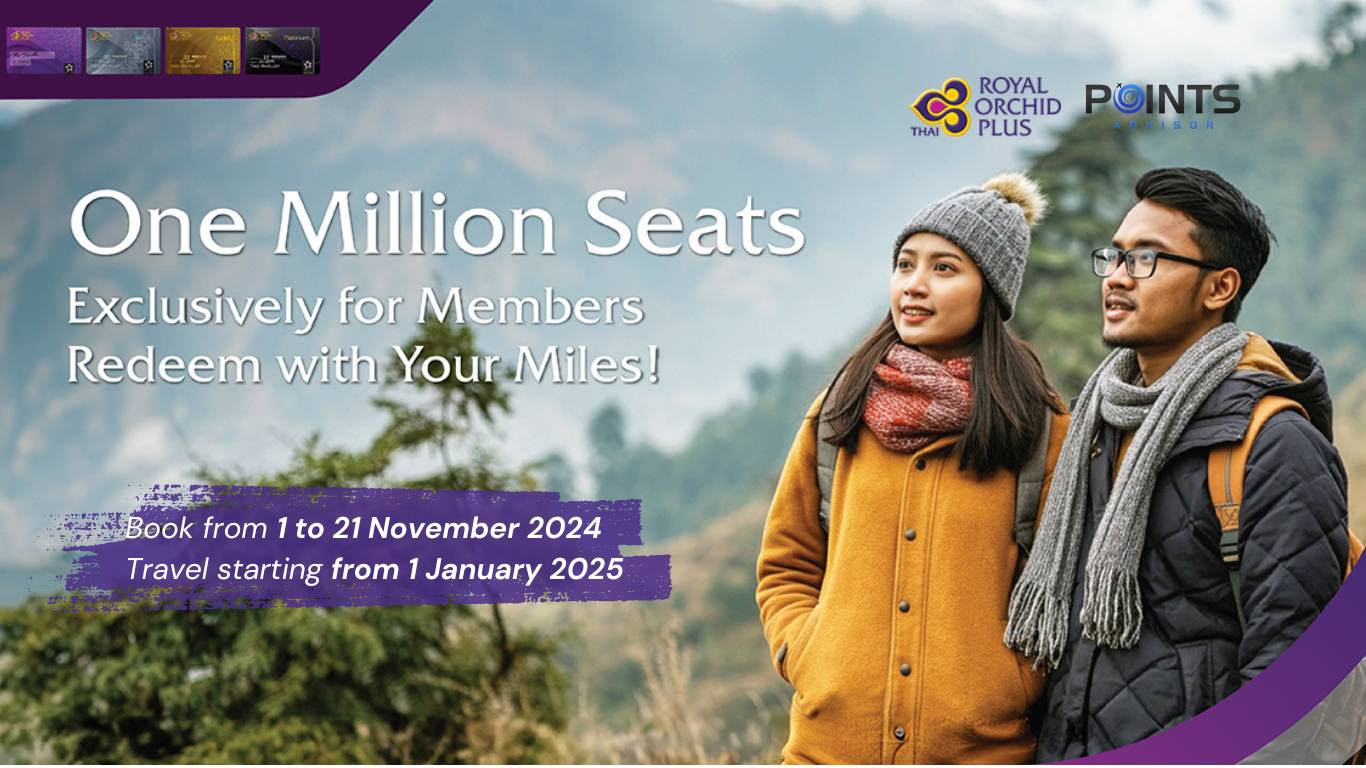 Unlock a Million Award Seats with Your Miles! | Thai Airways