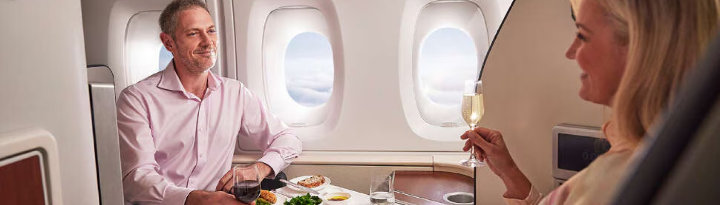 Qantas First Class A380 Cabin